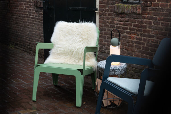 Weltevree Bended Lounger met Sheepskin