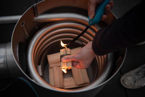 Wood fired dutchtub