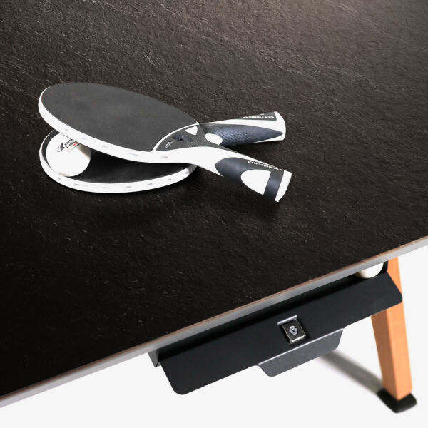 Cornilleau pingtable play style outdoor black dark stone 007