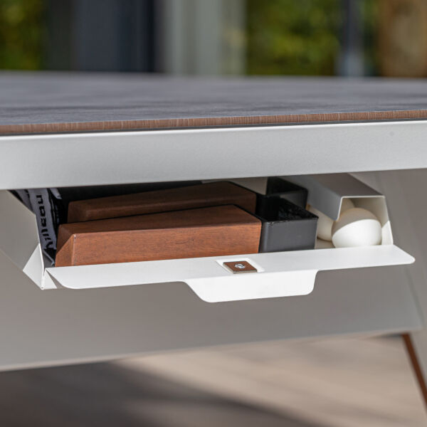 Cornilleau pingtable play style outdoor white light stone in situ 107