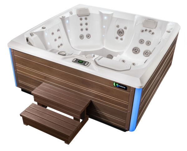 Hot Spring Limelight 2019 Flair Alpine White Sable High Angle Steps