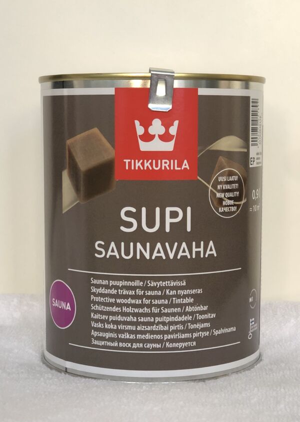 Houtwax voor sauna