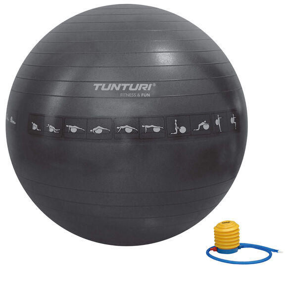 Gymball met oefeningen 65cm 14 TUSFU142